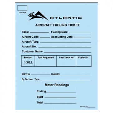 ATL Fuel tickets (blue)
