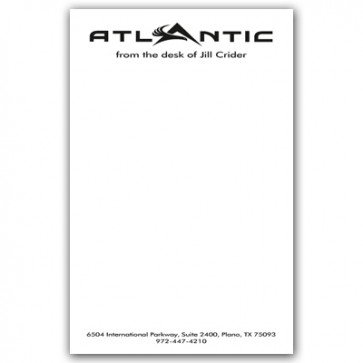 Personalized Notepads...From the desk of - (black)