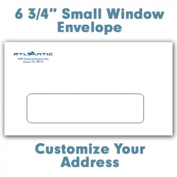 6 3/4 window envelope (small)