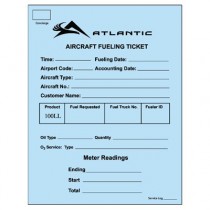 ATL Fuel tickets (blue) 100 tickets/pad