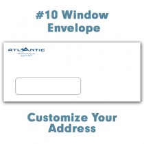 Customized No.10 Window envelopes
