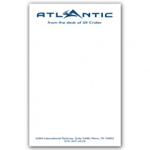 Personalized Notepads (blue ink) - Pads of 100 each