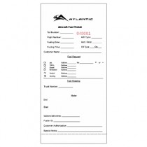 3-part Fuel Ticket