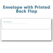 Custom Envelope with Printed Back Flap & Atlantic on Front